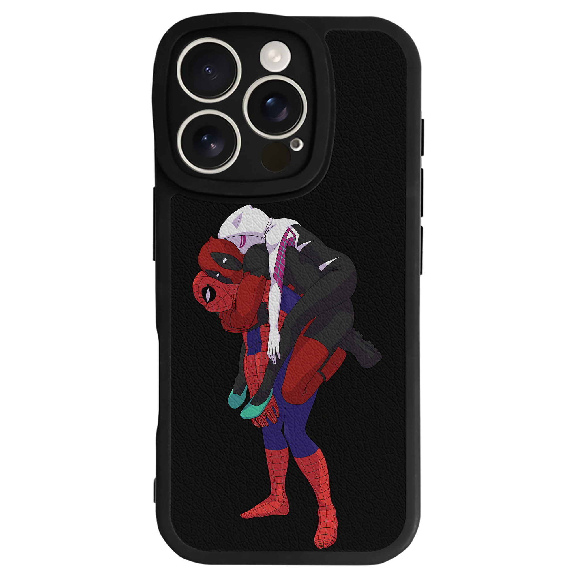 （画像用） Deadpool デッドプール 【iPhone 16シリーズ対応】シリコンスマホケース（レザー調） 材質：シリコン